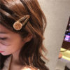Destiny Jewels 5Pcs Geometric Stylish Trendy Colourful Hair Clip For Wome & Girls